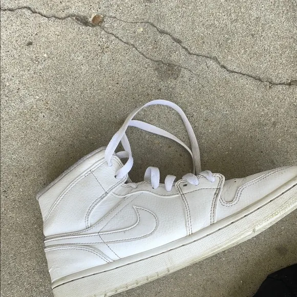 White High-Top Sneakers