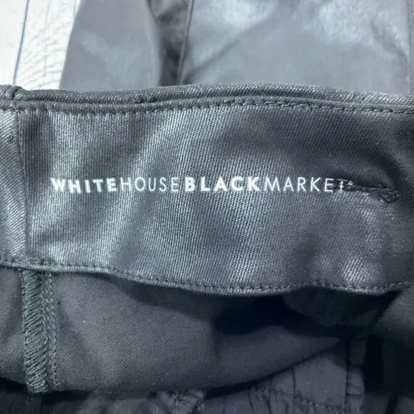 WHITE HOUSE BLACK MARKET Faux Leather Shorts