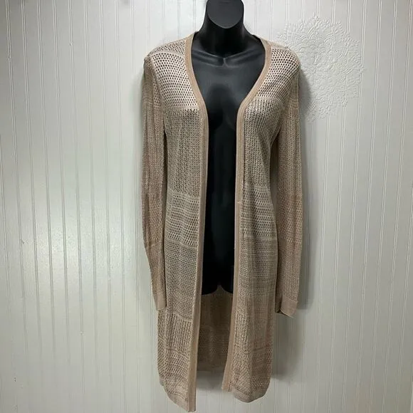 WHITE HOUSE BLACK MARKET Long Open Cardigan