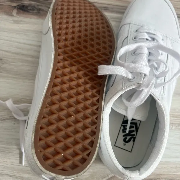 White Vans Stackform Sneakers Platforms