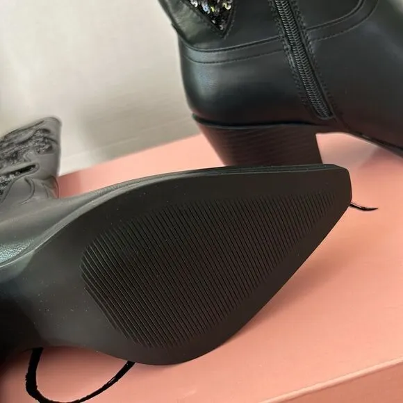 Wild Pair Black Cowboy Boots