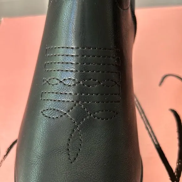Wild Pair Black Cowboy Boots