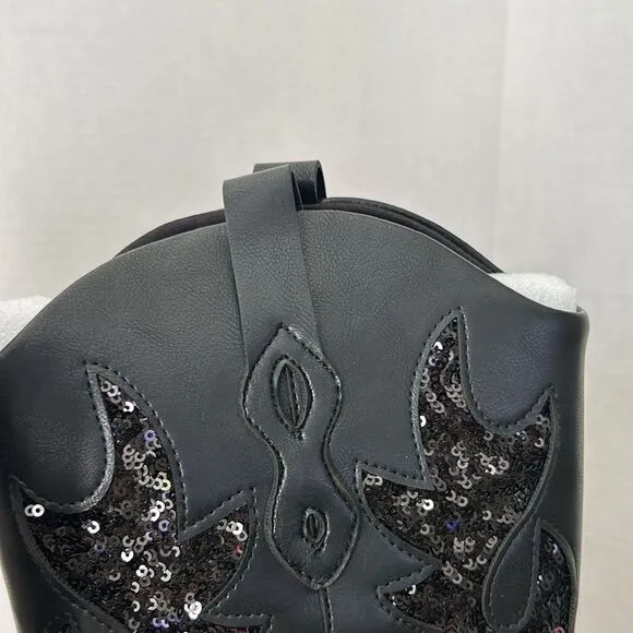 Wild Pair Black Cowboy Boots