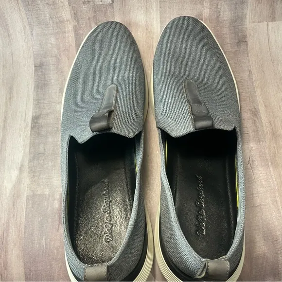 Wolf &amp; Shepherd SwiftKnit Mens Size 14 Slip On Loafers Shoes Gray Comfort