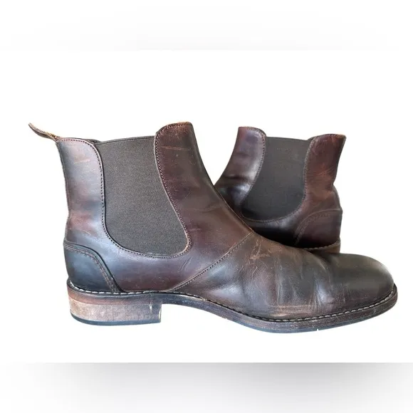 Wolverine 1000 Mile Montague Ankle Boots Men's 10.5 Chelsea Brown Leather