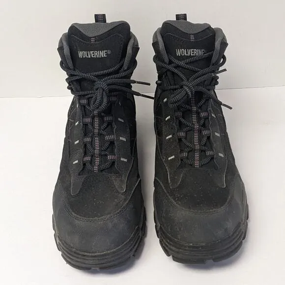 Wolverine Amphibian 6&quot; Composite Toe Work Boots, Black, Men's 11.5 M