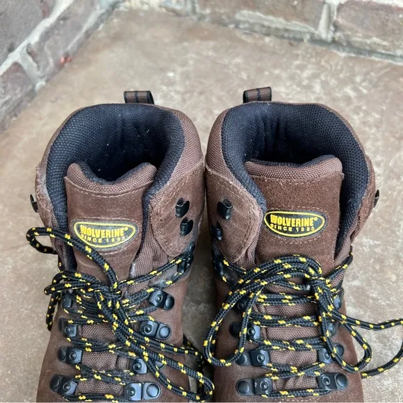 Wolverine Brown Boot Lace Up Mens Sz 8