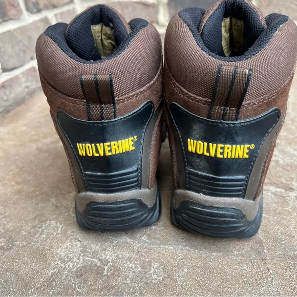 Wolverine Brown Boot Lace Up Mens Sz 8