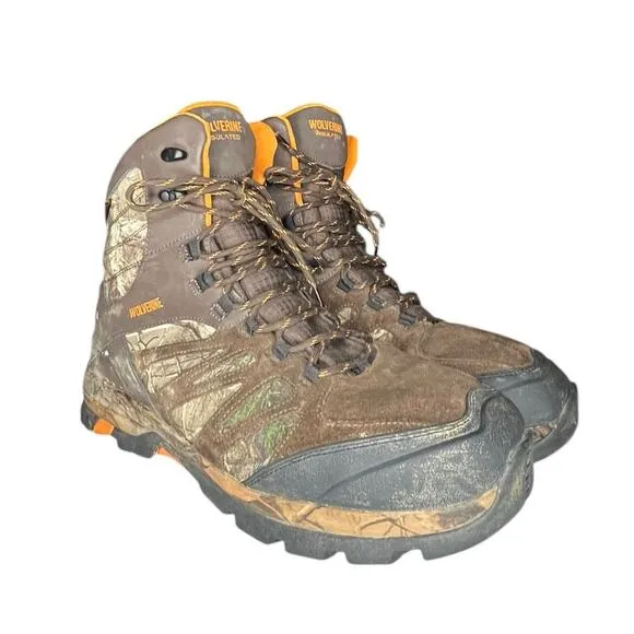 Wolverine Fletcher Waterproof Hiker CarbonMax Composite Toe Camo Boots Size 13