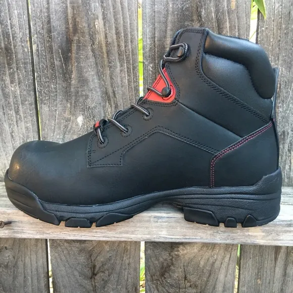 Wolverine men Merlin work boots Composite Toe Black