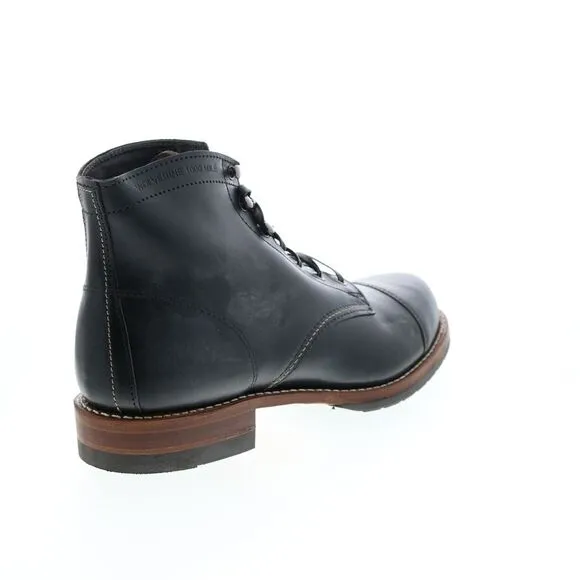 Wolverine Mens 1000 Mile Cap-Toe Classic Black Boots (NWT)