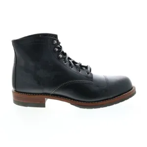 Wolverine Mens 1000 Mile Cap-Toe Classic Black Boots (NWT)