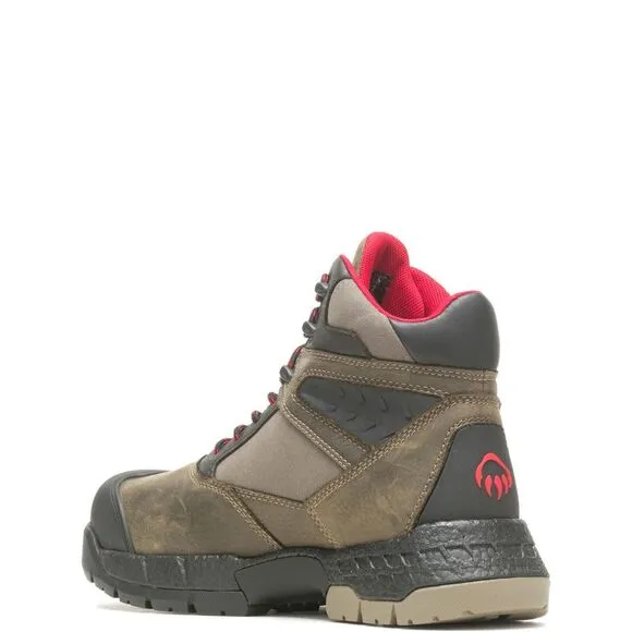 Wolverine Mens Rush Ultraspring CarbonMax 6&quot; Gray Boots (NWT)