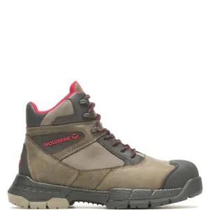 Wolverine Mens Rush Ultraspring CarbonMax 6&quot; Gray Boots (NWT)