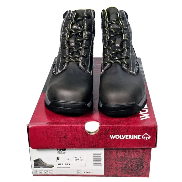 Wolverine PIPER Women's Size 8 W Waterproof Composite Toe 6&quot; Work Boots W221033