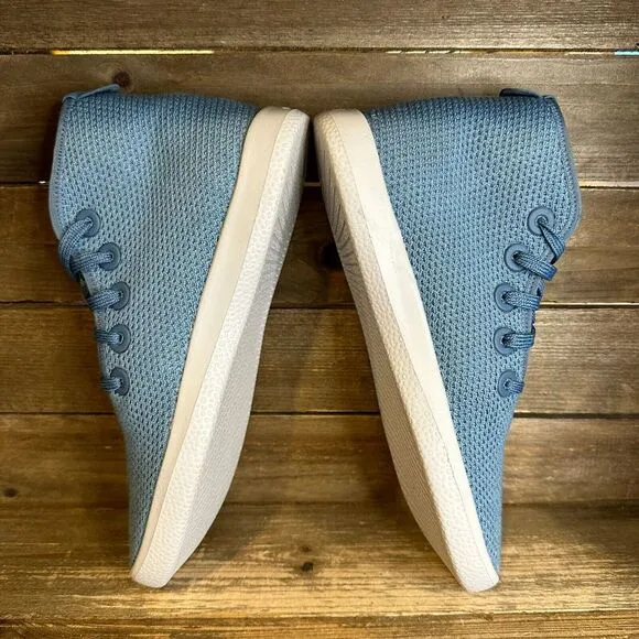 Womens Allbirds Tree Topper Blue Mesh Casual High Top Sneakers‎ Shoes Size 7 M