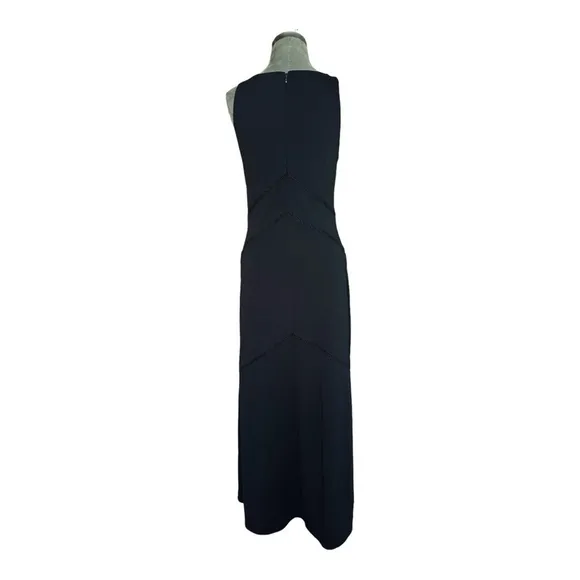 Women’s Dress Banana Republic Black Crochet Details Sleeveless Dress Maxi Dress