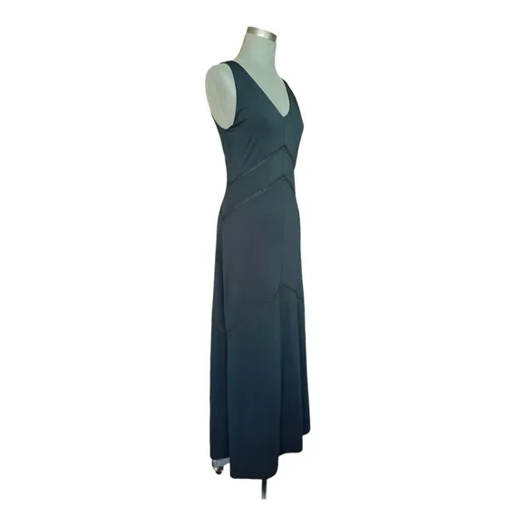 Women’s Dress Banana Republic Black Crochet Details Sleeveless Dress Maxi Dress