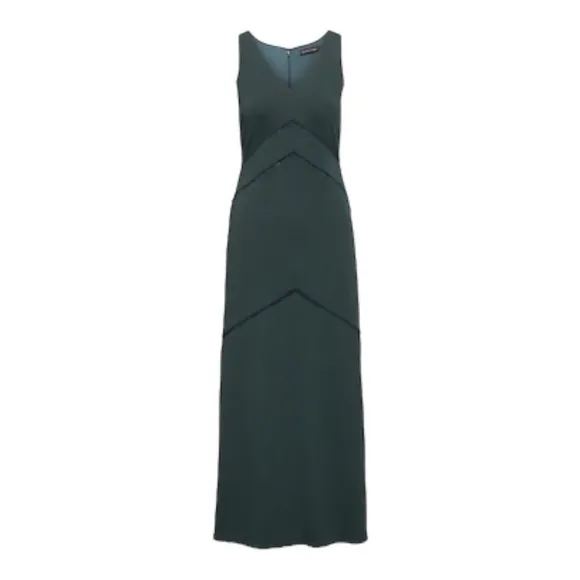 Women’s Dress Banana Republic Black Crochet Details Sleeveless Dress Maxi Dress