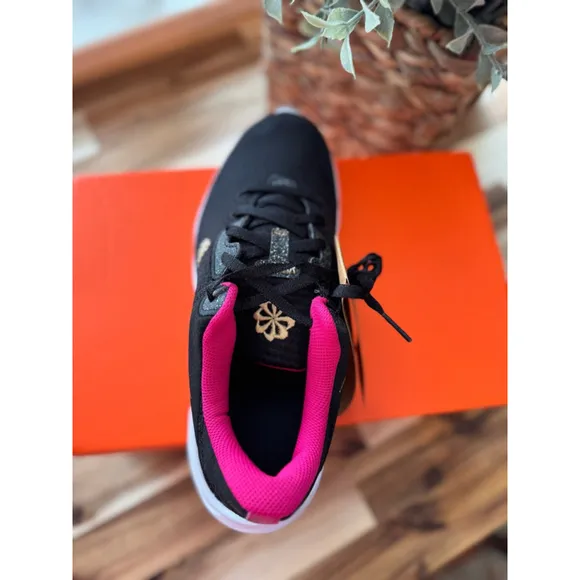 Women's Nike Flex Running Shoes Size 9 Black Pink