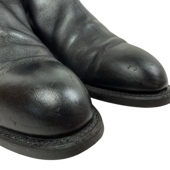 Womens R. M Williams Australia Black Leather Chelsea Boots Shoes Size 7.5 D