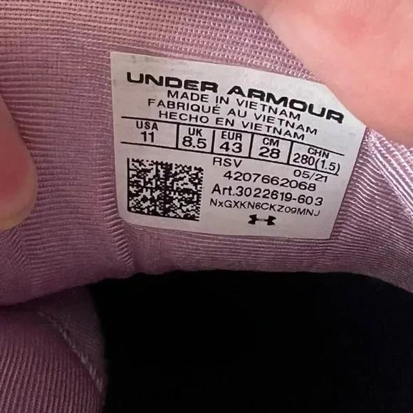 Women's Under Armour Charged Aurora Training Shoes 3022619-603 Size 11