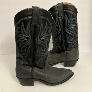 Wrangler Leather Western Cowboy Boots