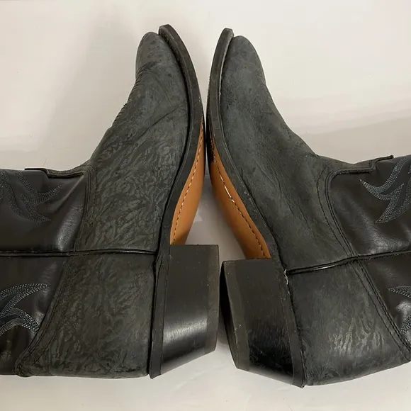 Wrangler Leather Western Cowboy Boots