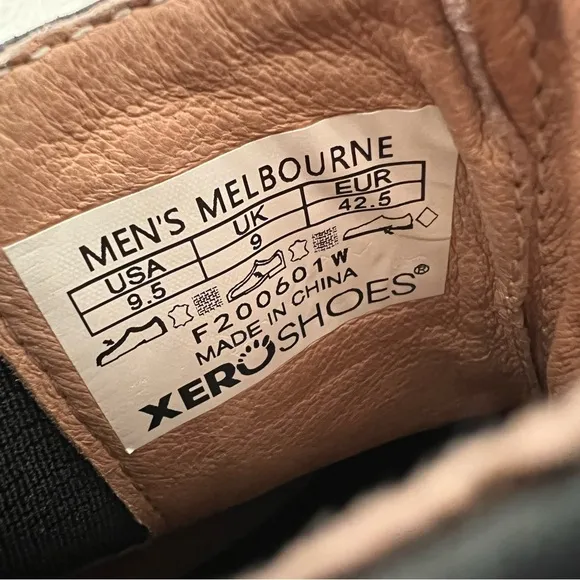 Xero Barefoot Leather Minimalist Melbourne Chelsea Ankle Boots Men’s 9.5