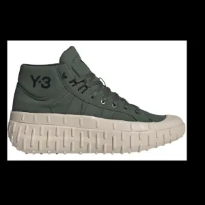 Y-3 Green High-Top Sneakers Unisex