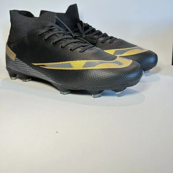 YEFDG Men Soccer Boots Size 44/‎ Us 10 Football Shoes Cleats Spike Shoes