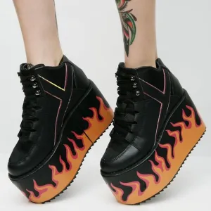 Y.R.U.  BRINGING THE HEAT  Platform Sneakers ( BRAND NEW !!! )