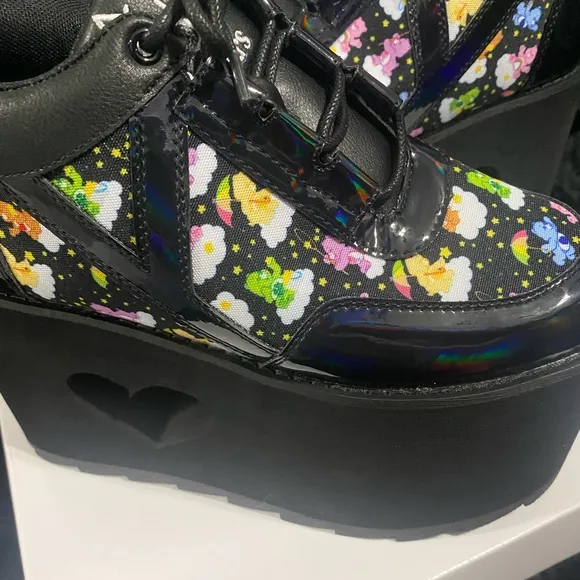 YRU x Care Bears | Qozmo Lo Care Bears Platform Sneakers