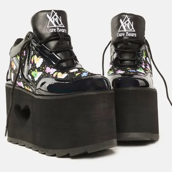 YRU x Care Bears | Qozmo Lo Care Bears Platform Sneakers