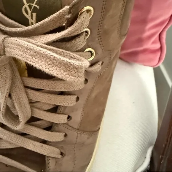 Yves Saint Laurent High-Top Sneakers size 10