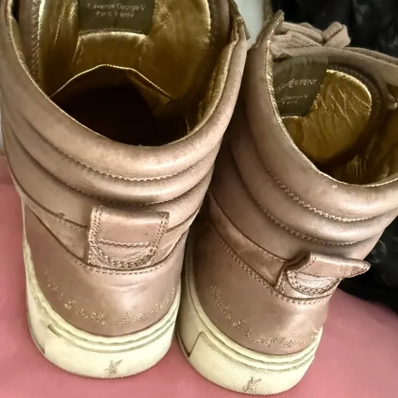 Yves Saint Laurent High-Top Sneakers size 10