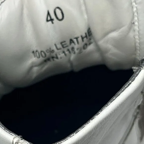 Zadig &amp; Voltaire High Flash white leather sneakers high-top 40 women