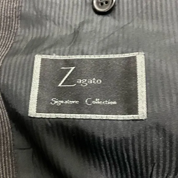 ZAGATO Chocolate Brown Corduroy Blazer