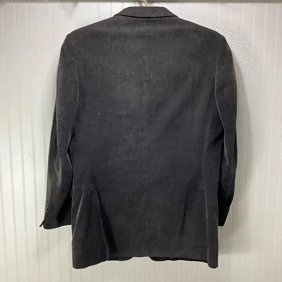 ZAGATO Chocolate Brown Corduroy Blazer