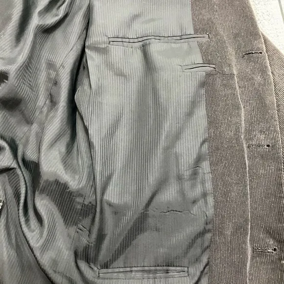 ZAGATO Chocolate Brown Corduroy Blazer