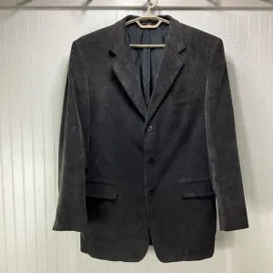 ZAGATO Chocolate Brown Corduroy Blazer