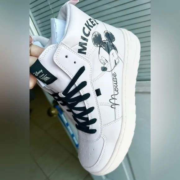 ZARA High top Disney sneakers