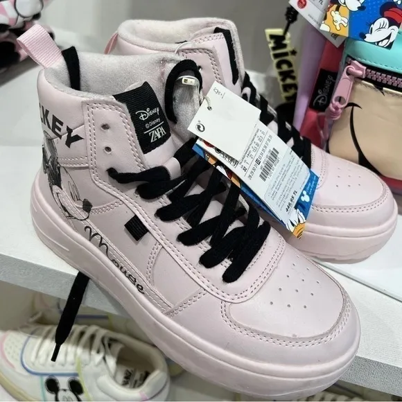 ZARA High top Disney sneakers