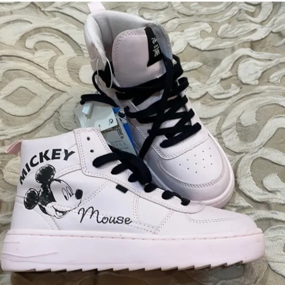 ZARA High top Disney sneakers