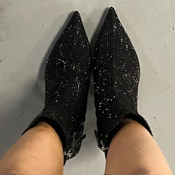 ZARA Pointed Toe Ankle Boots