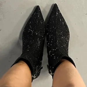 ZARA Pointed Toe Ankle Boots