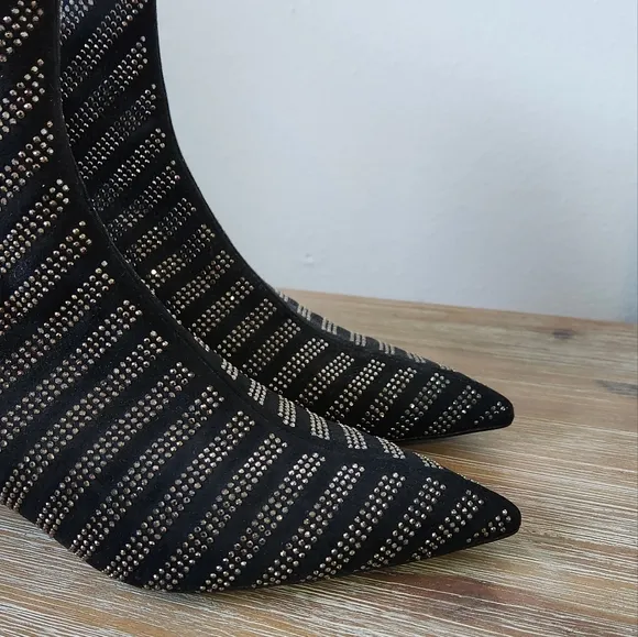 ZARA SHINY ANKLE BOOTS