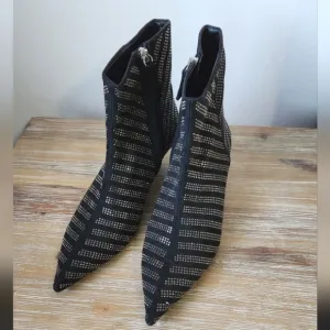 ZARA SHINY ANKLE BOOTS