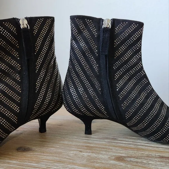 ZARA SHINY ANKLE BOOTS