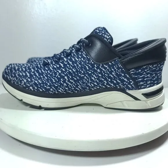 Zeba Hands Free Slip On Comfort Shoes Sneakers Mens Sz 9 Midnight Blue Excellent